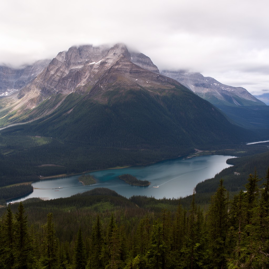 AI-generated illustration of Southeastern Alaska