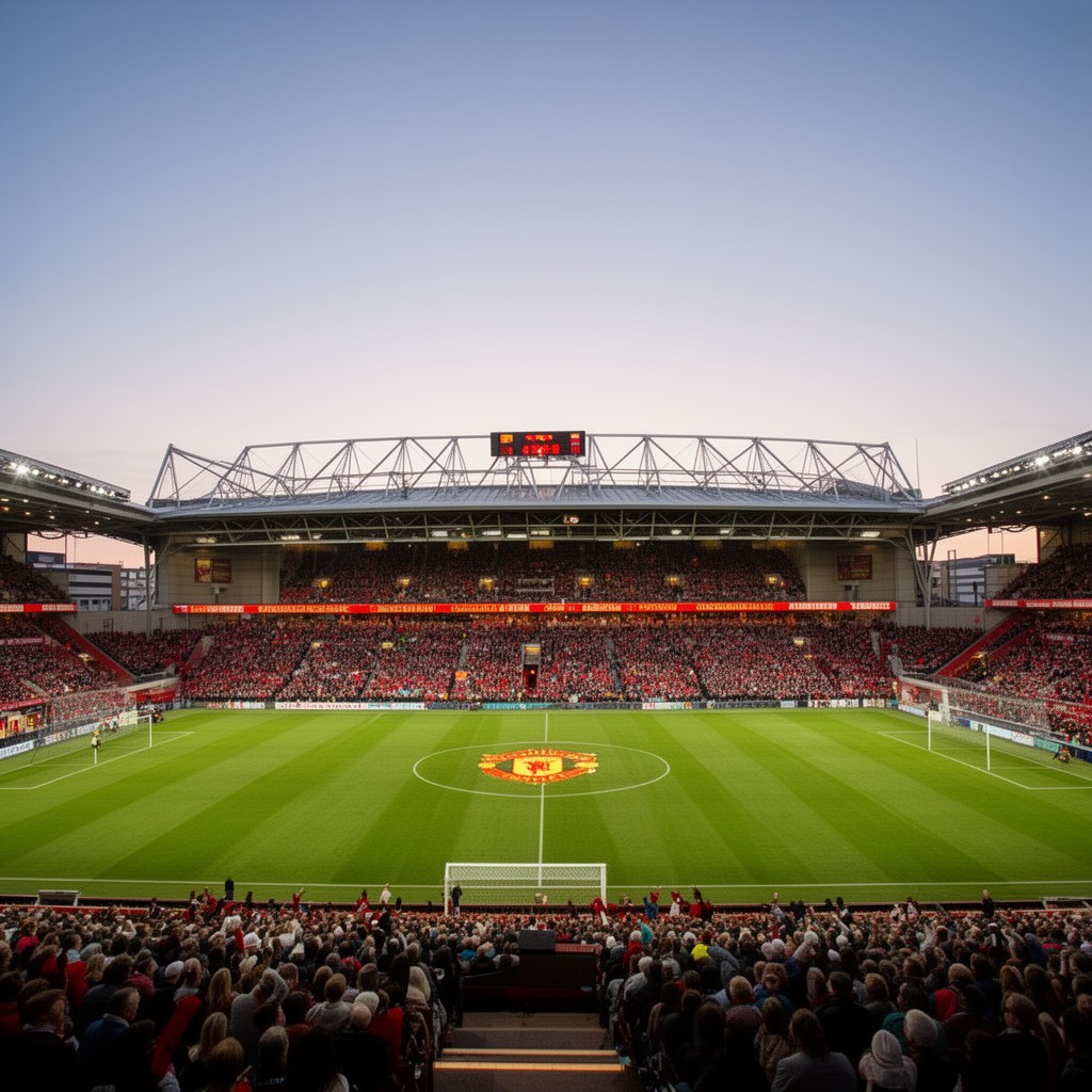AI-generated illustration of The Theatre of Dreams