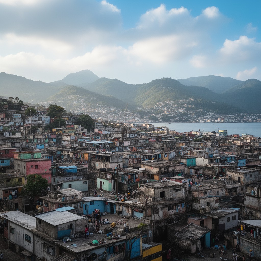 AI-generated illustration of Port-au-Prince
