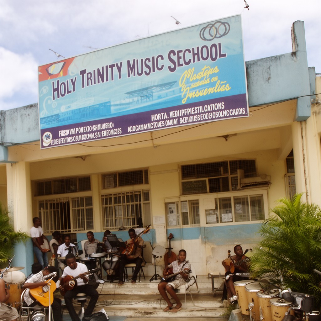 AI-generated illustration of Holy Trinity Music School