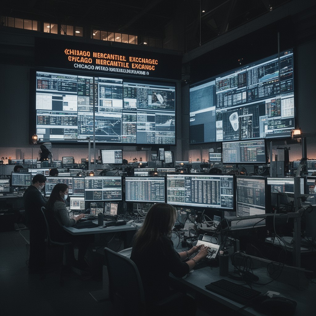 AI-generated illustration of Chicago Mercantile Exchange
