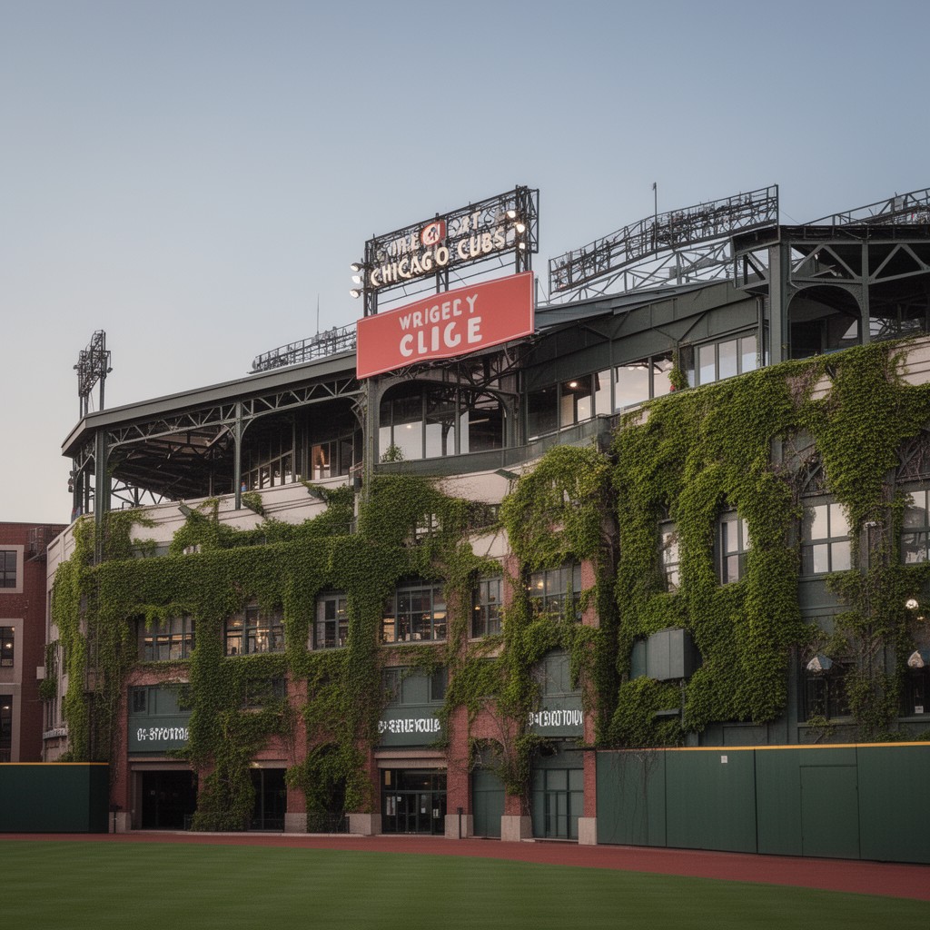 AI-generated illustration of Wrigley Field