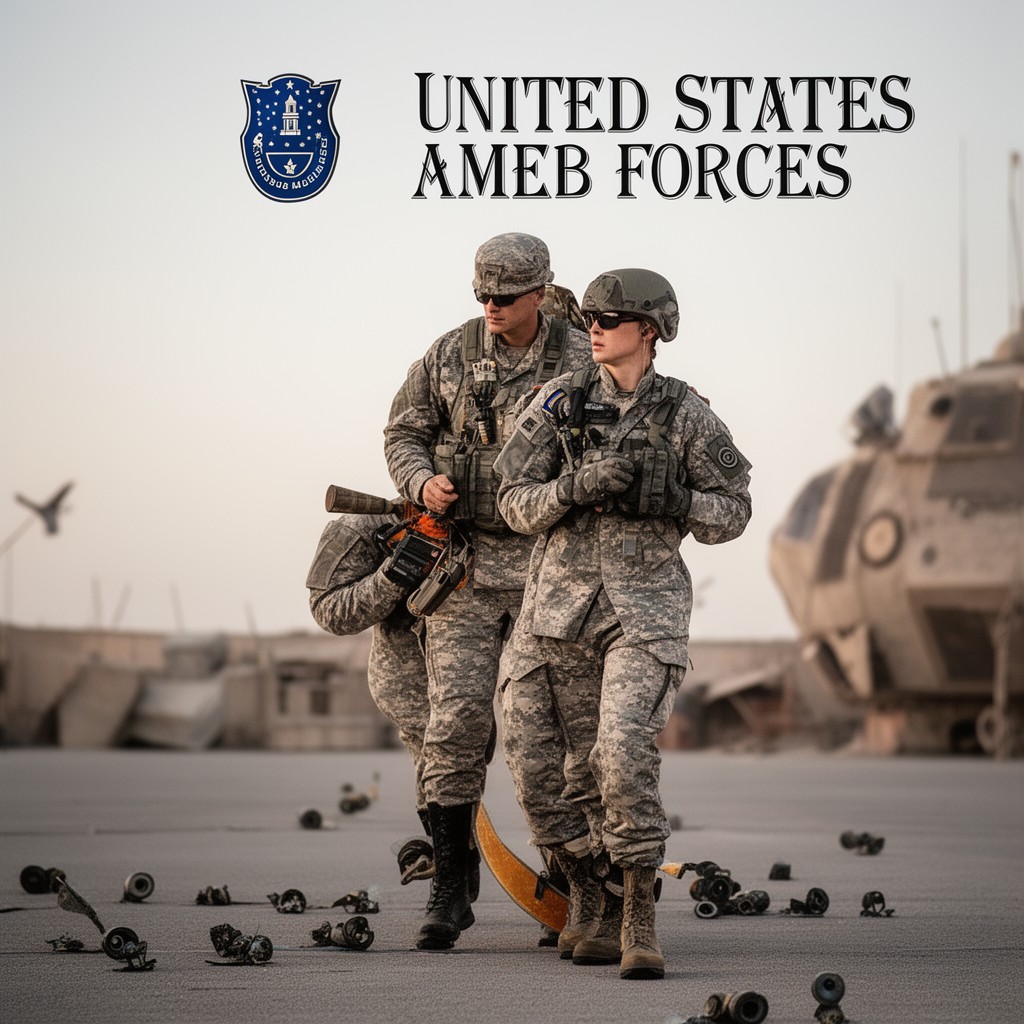 AI-generated illustration of United States Armed Forces