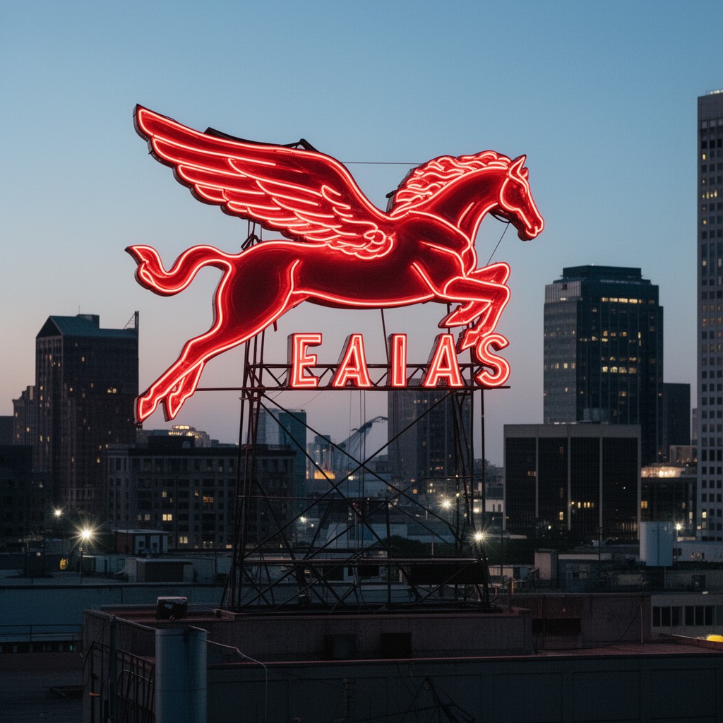 AI-generated illustration of Pegasus sign