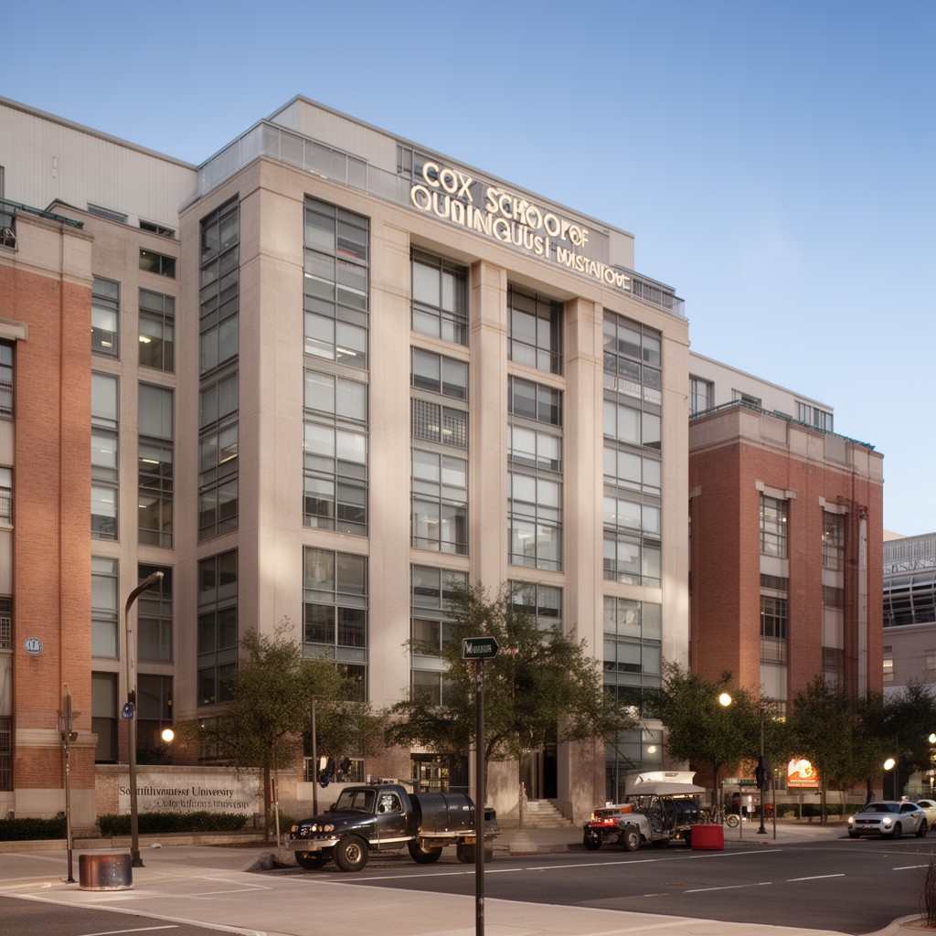 AI-generated illustration of Cox School of Business