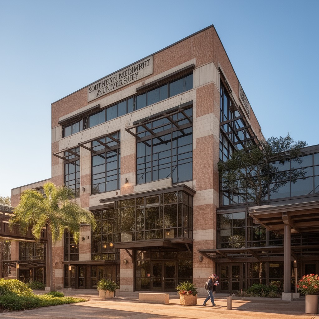 AI-generated illustration of Fondren Library