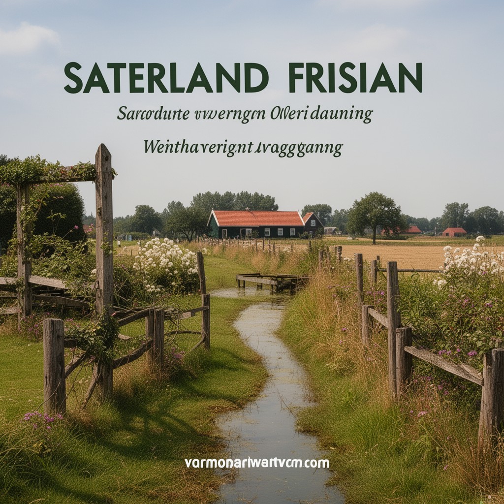 AI-generated illustration of Saterland Frisian
