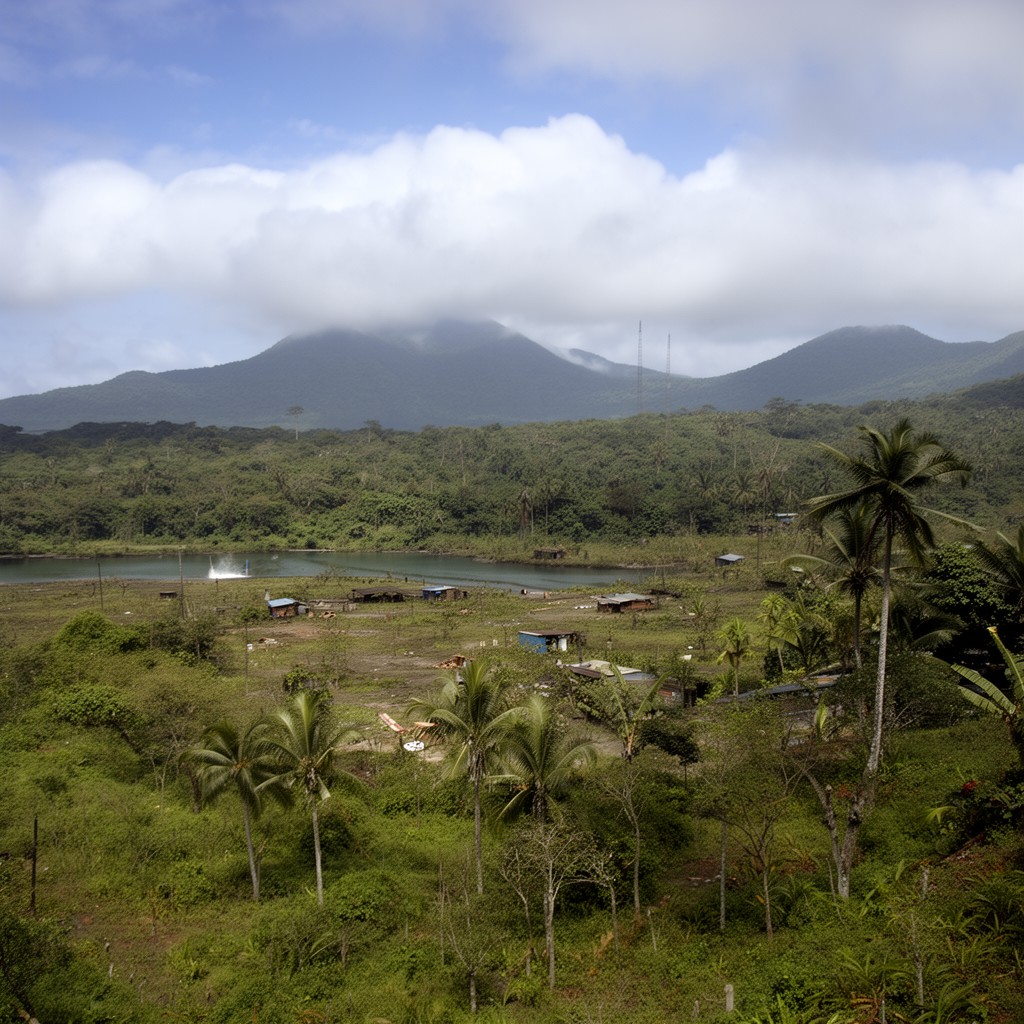 AI-generated illustration of Guadalcanal