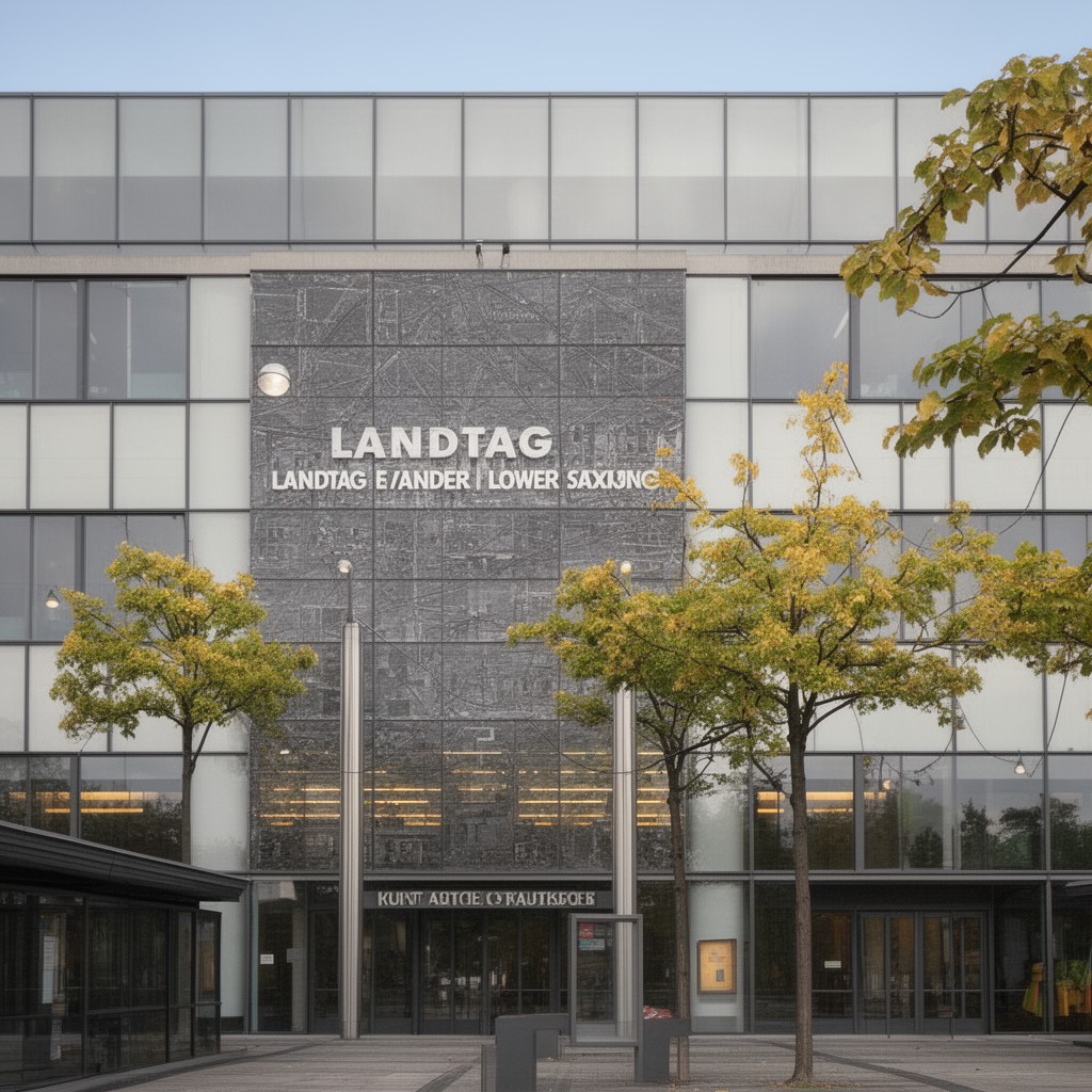 AI-generated illustration of Landtag of Lower Saxony