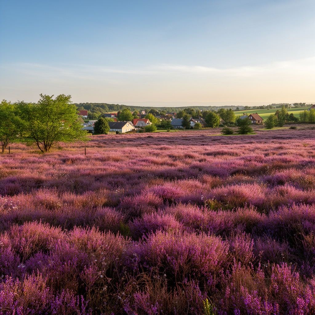 AI-generated illustration of Lüneburg Heath