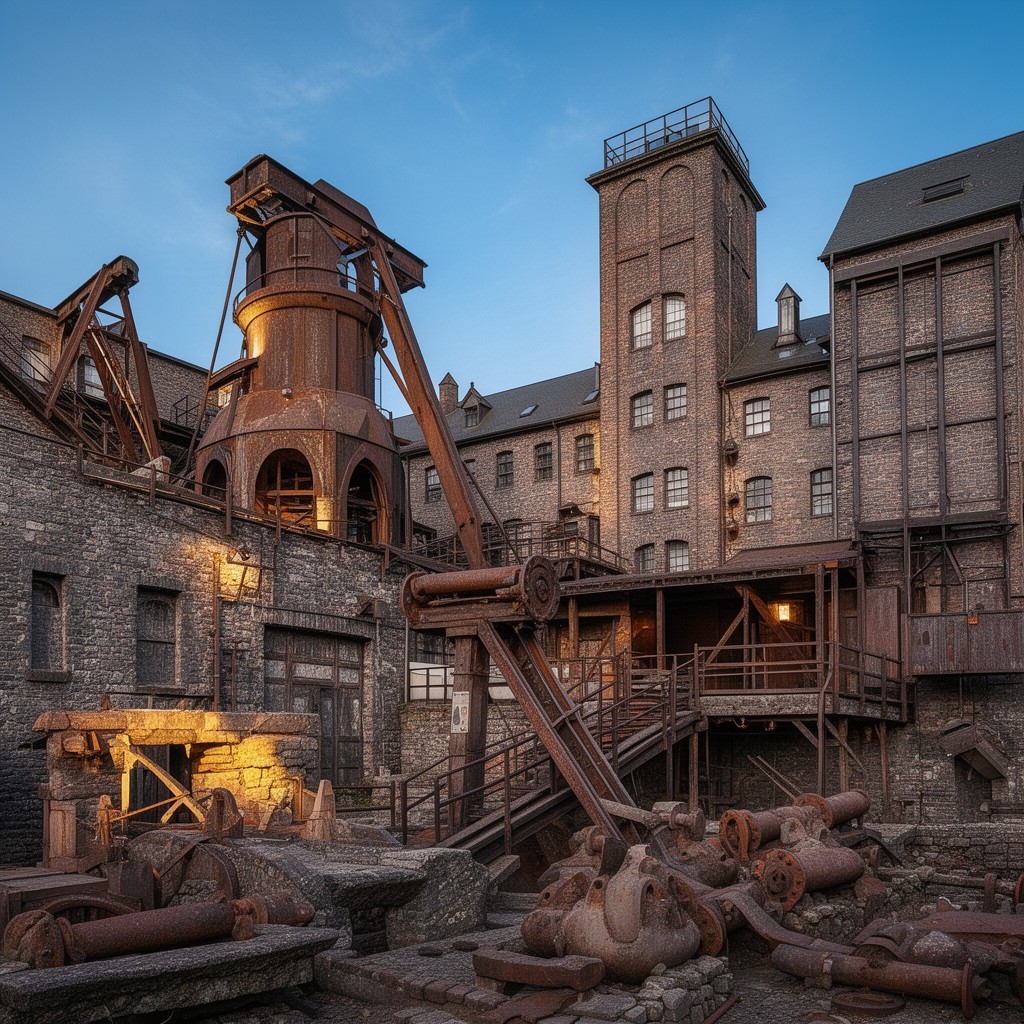 AI-generated illustration of UNESCO World Heritage Site Mines of Rammelsberg