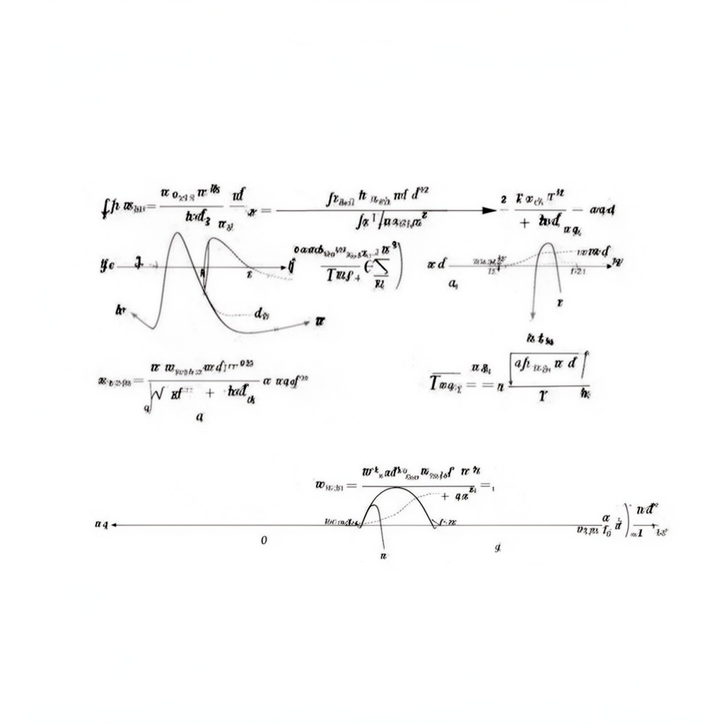 AI-generated illustration of Gaussian integral