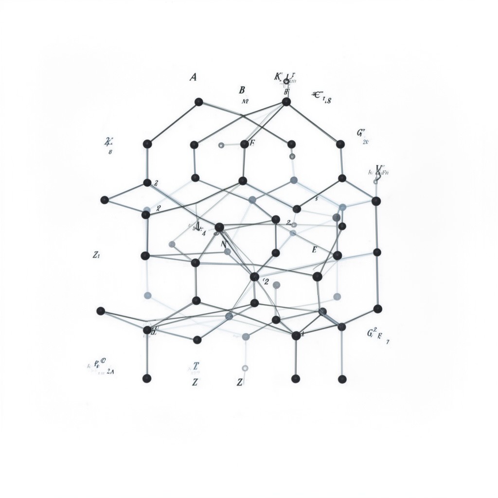 AI-generated illustration of Gaussian integers