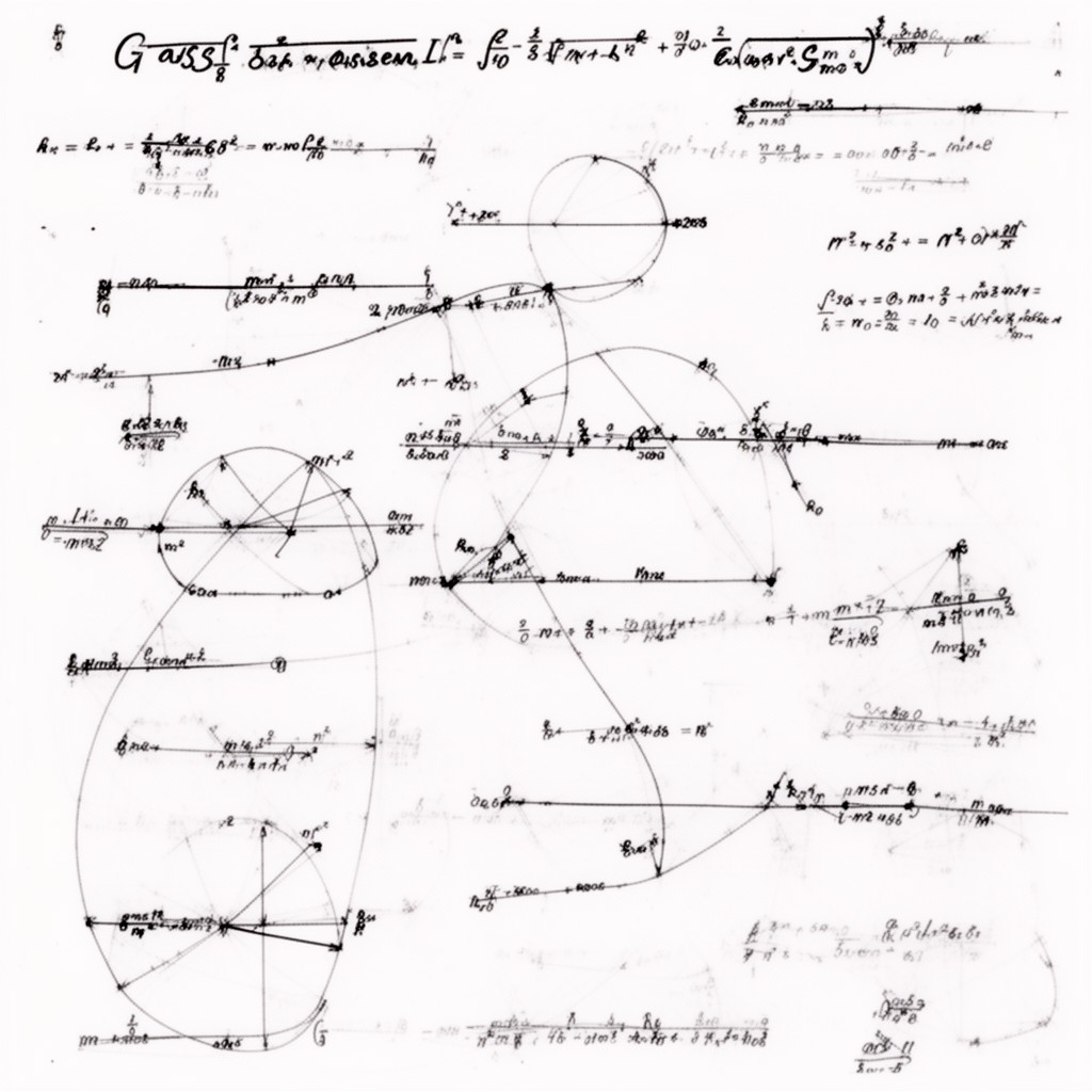 AI-generated illustration of Gauss’s constant