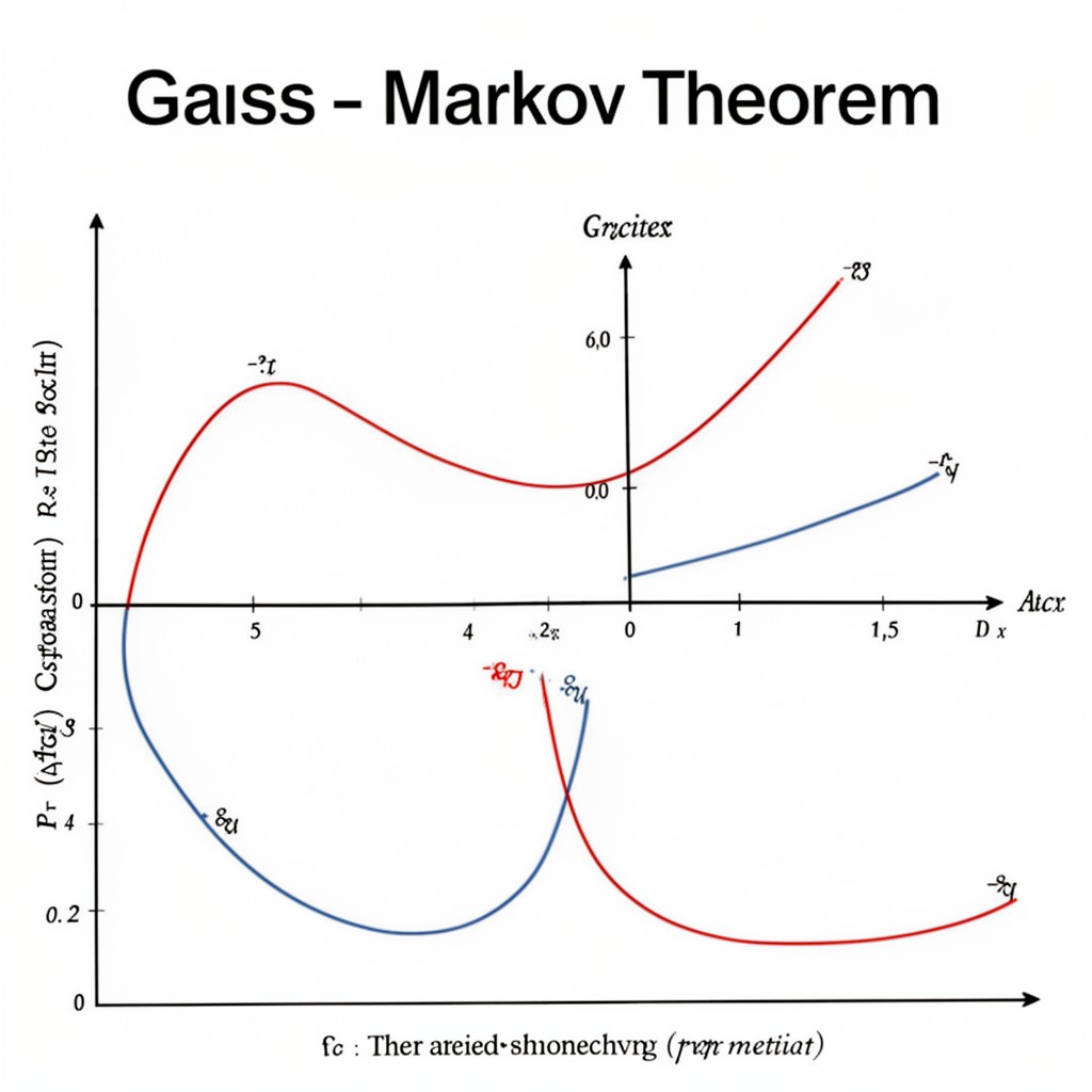 AI-generated illustration of Gauss–Markov theorem