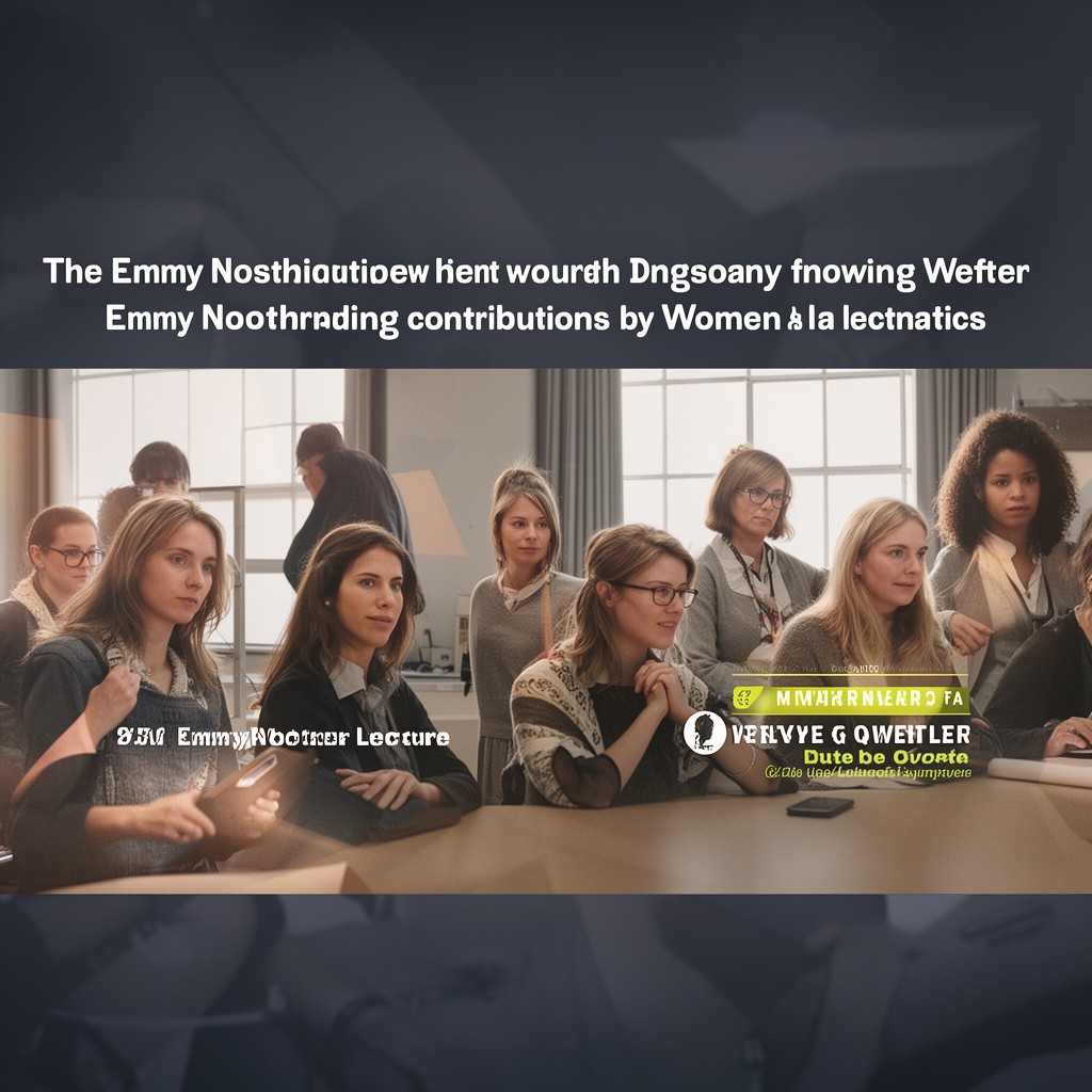 AI-generated illustration of Emmy Noether Lecture