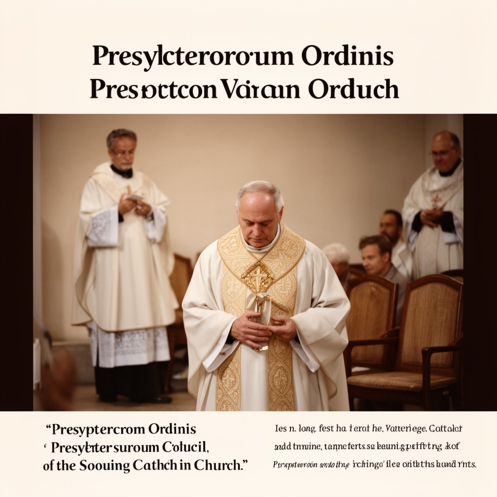 AI-generated illustration of Presbyterorum Ordinis