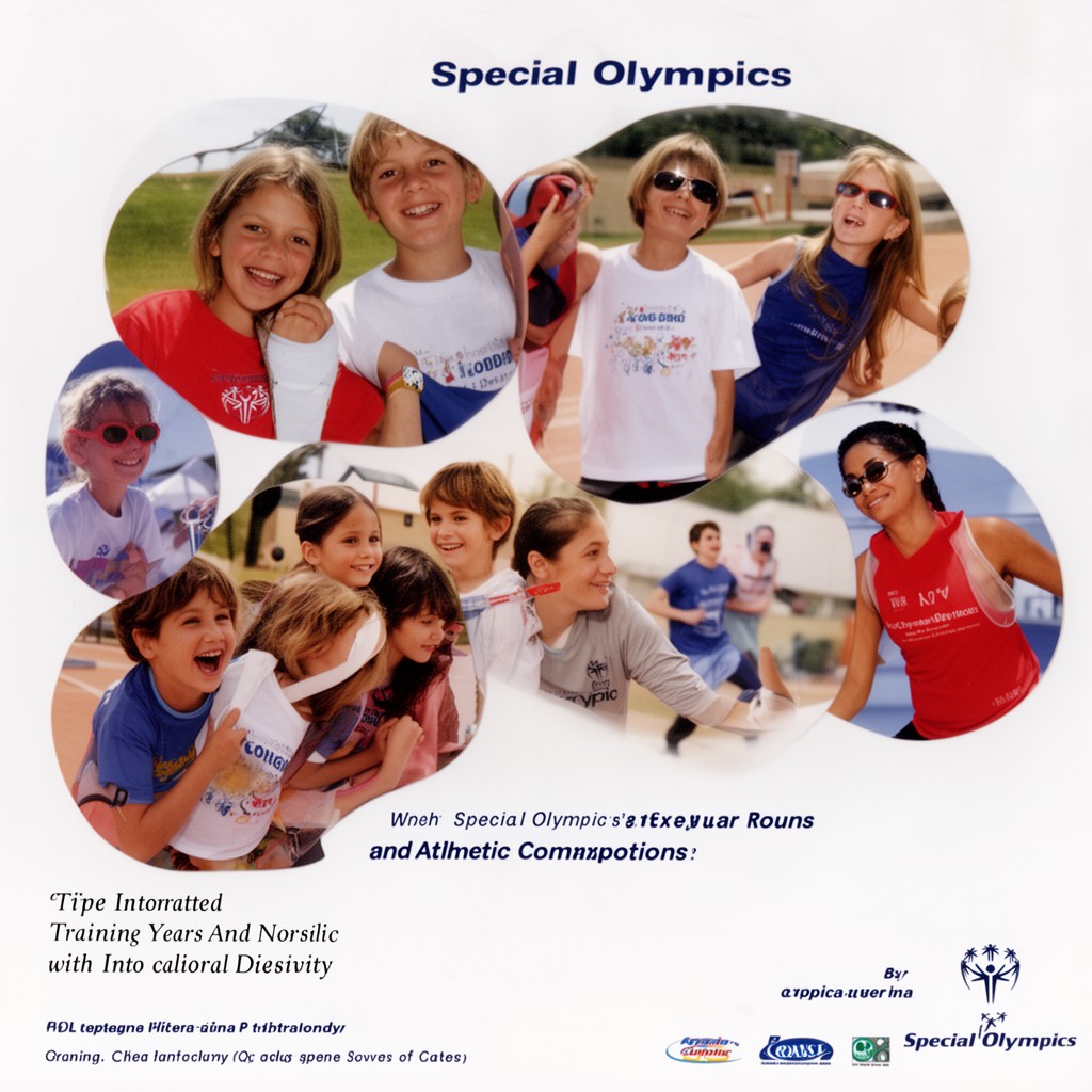 AI-generated illustration of Special Olympics