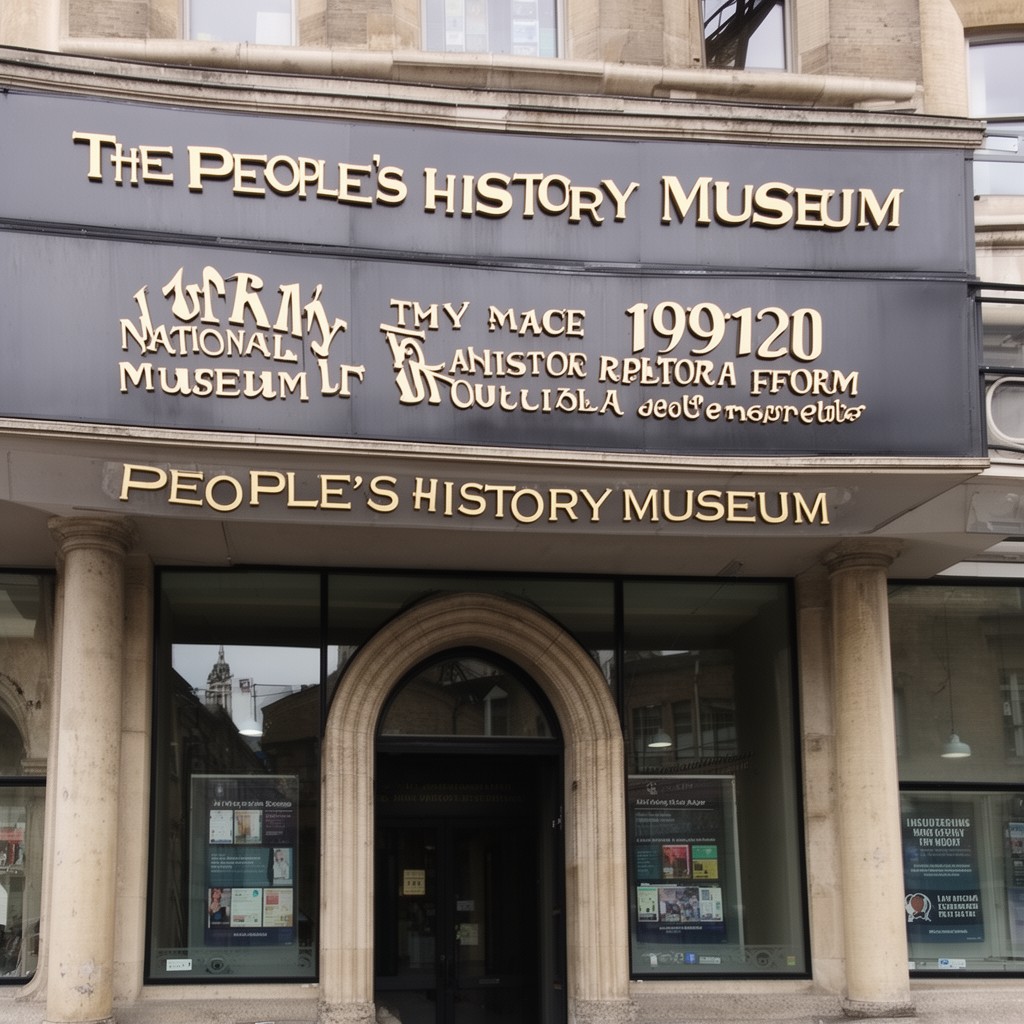 AI-generated illustration of People’s History Museum