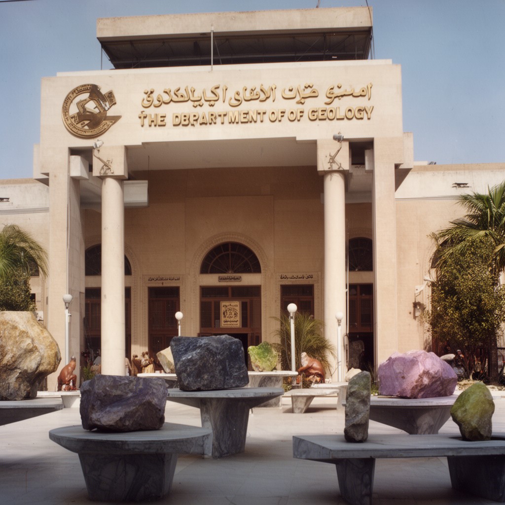 AI-generated illustration of Department of Geology