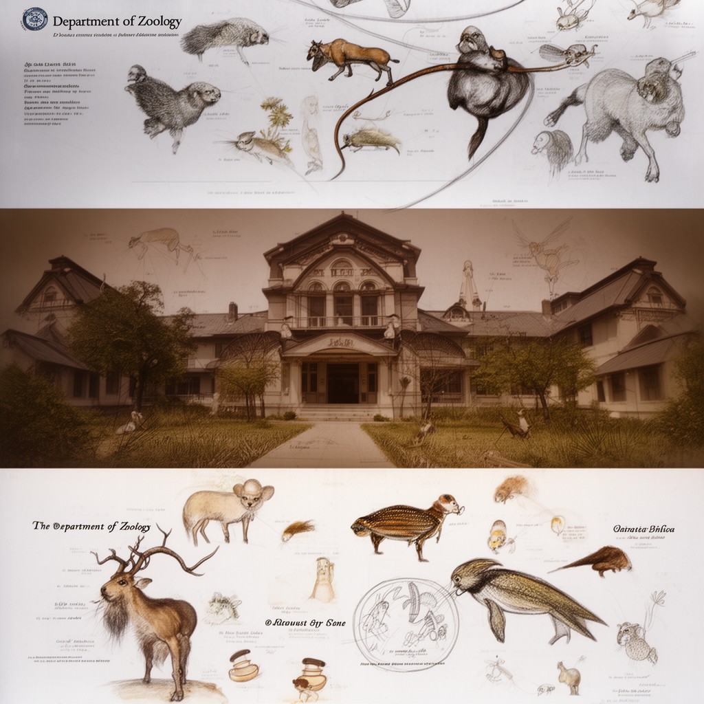 AI-generated illustration of Department of Zoology