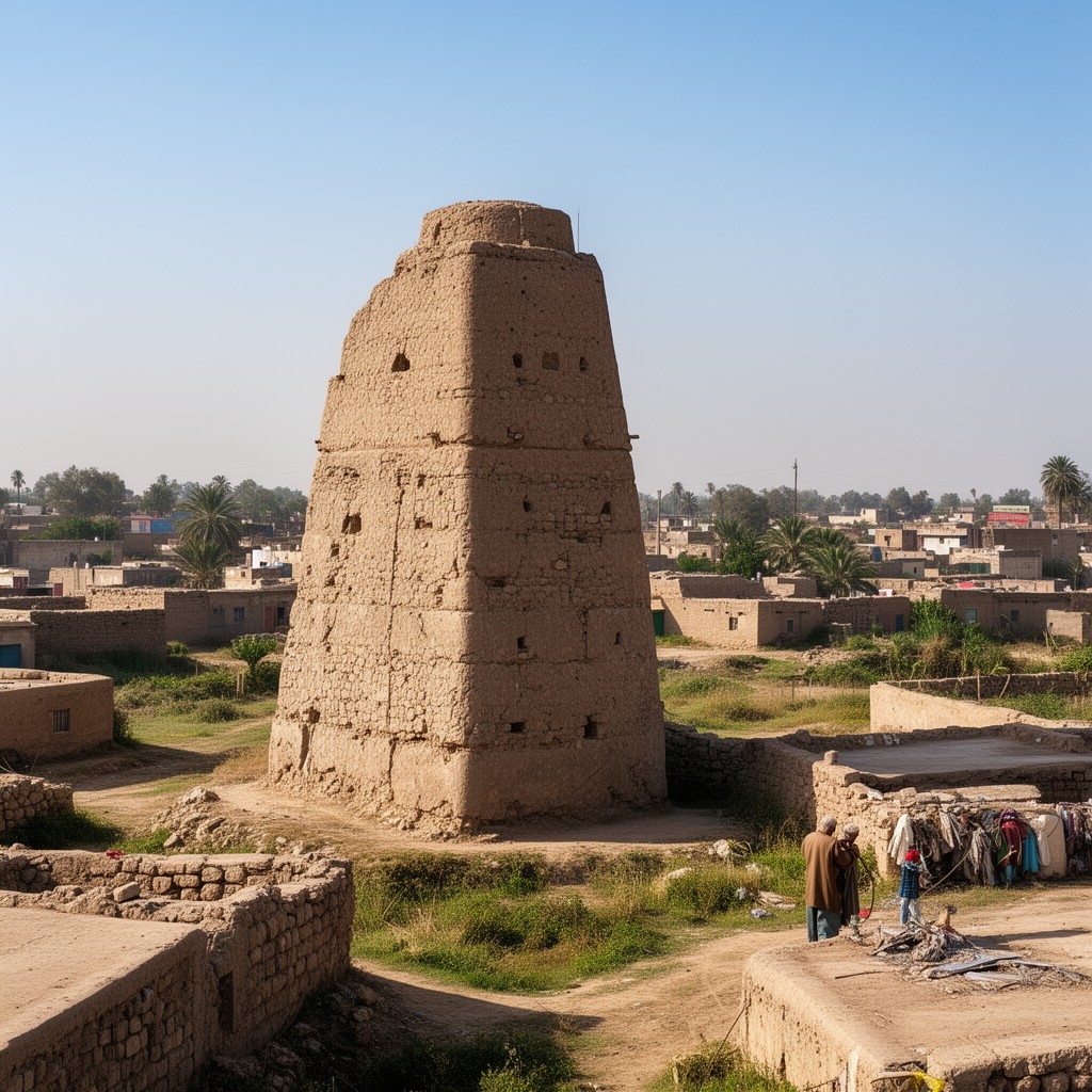 AI-generated illustration of Mit Abu al-Kum, Monufia Governorate, Egypt