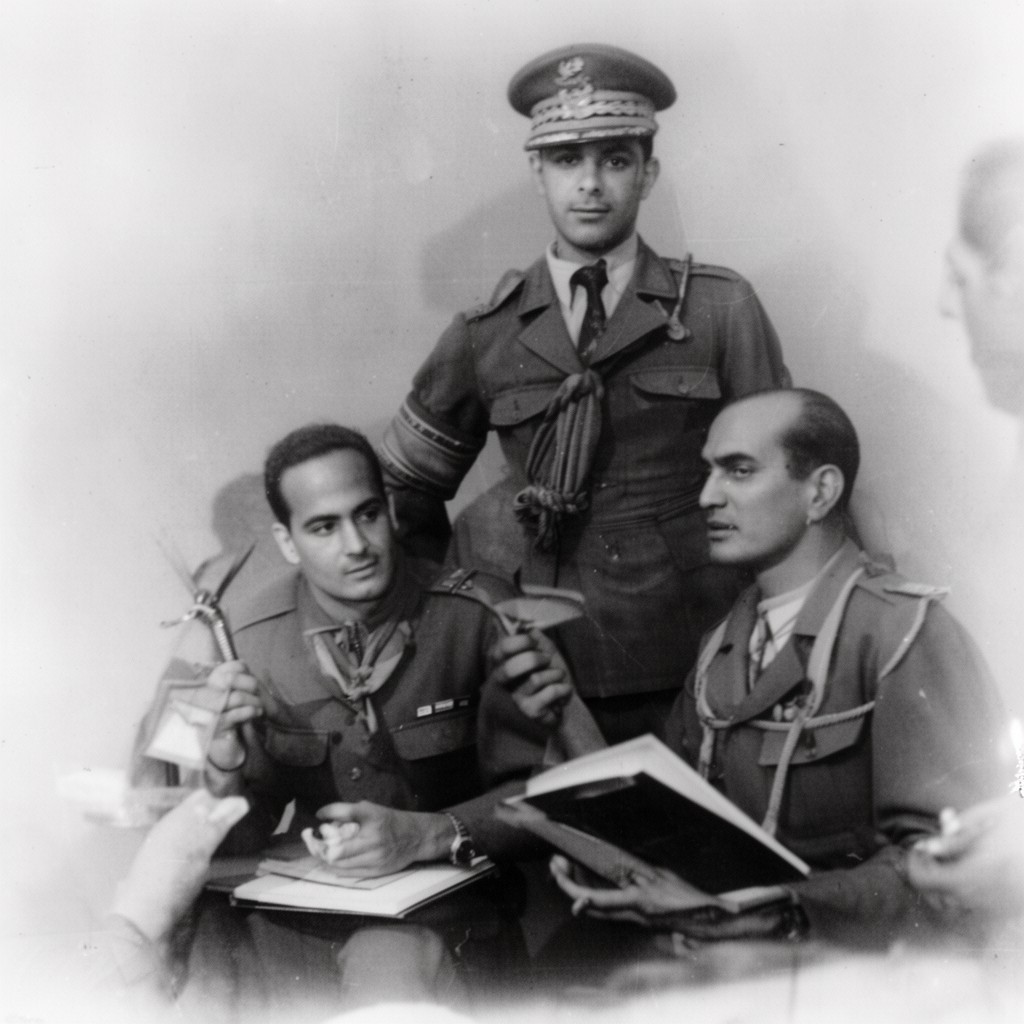 AI-generated illustration of Free Officers Movement