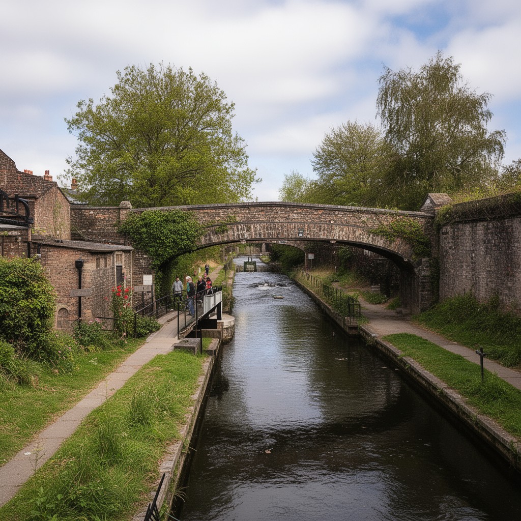 AI-generated illustration of Rochdale Canal