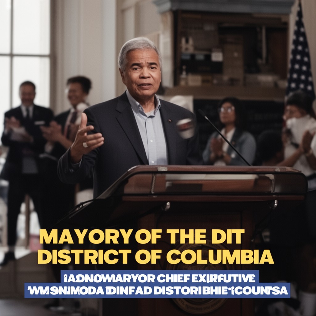 AI-generated illustration of Mayor of the District of Columbia