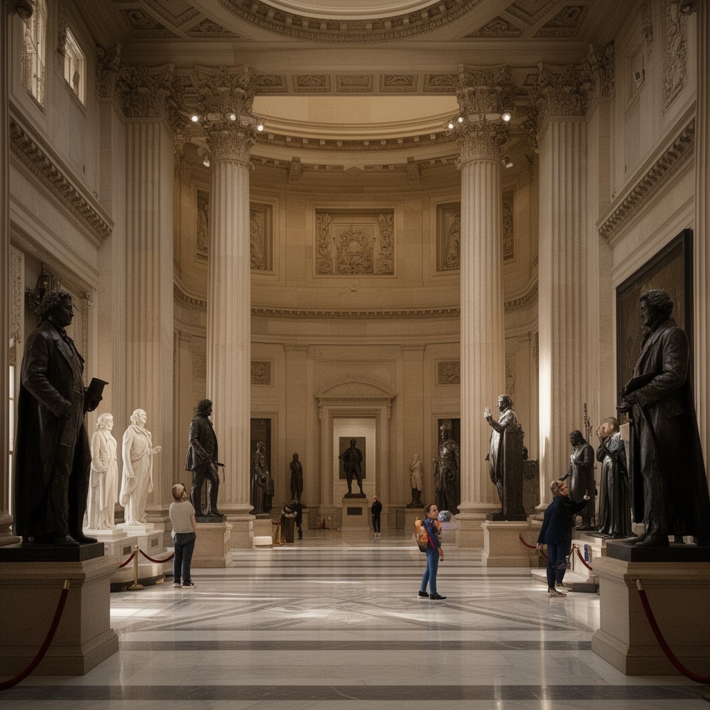 AI-generated illustration of National Statuary Hall
