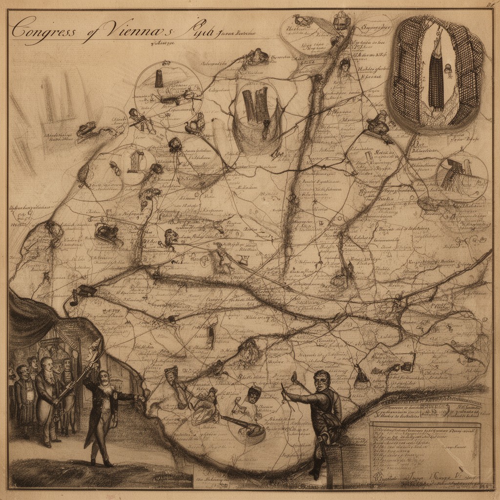 AI-generated illustration of Congress of Vienna