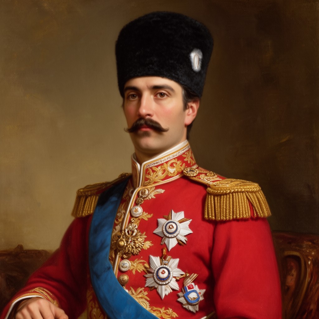 AI-generated illustration of Sultan Abdülmecid I