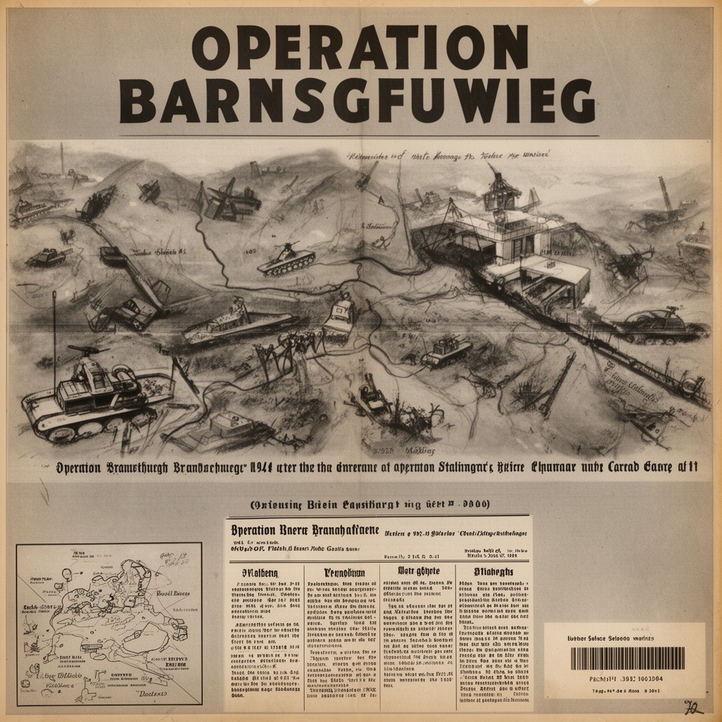 AI-generated illustration of Operation Braunschweig
