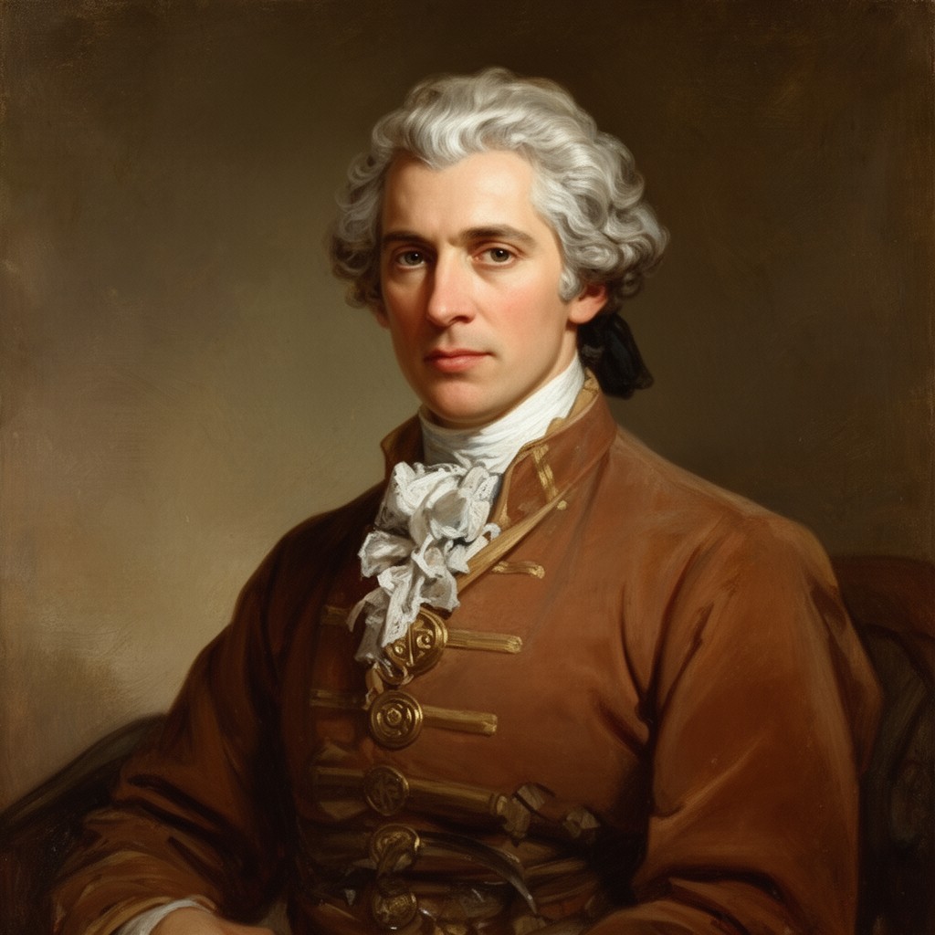AI-generated illustration of John Burgoyne