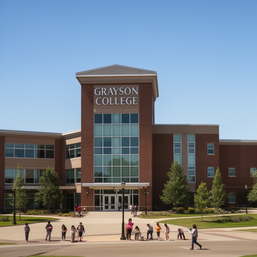 AI-generated illustration of Grayson College