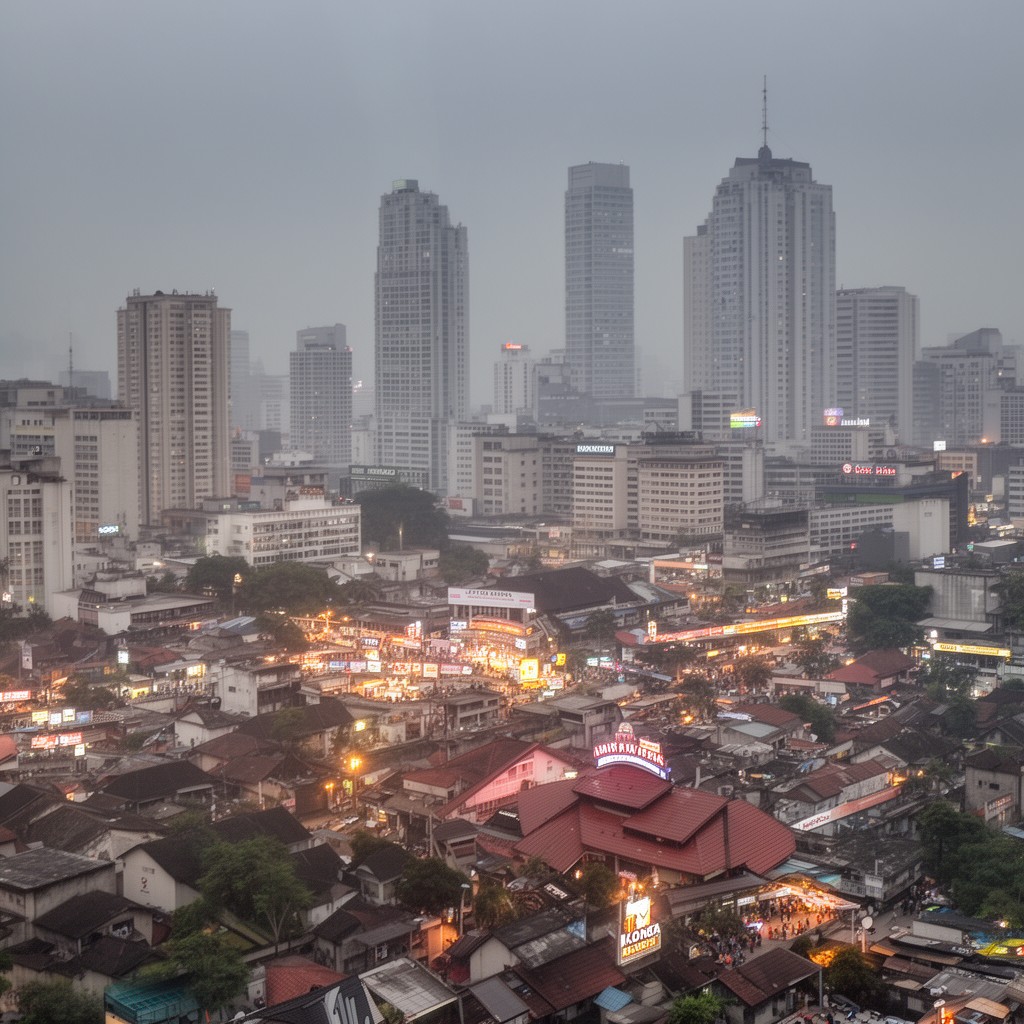 AI-generated illustration of Jakarta