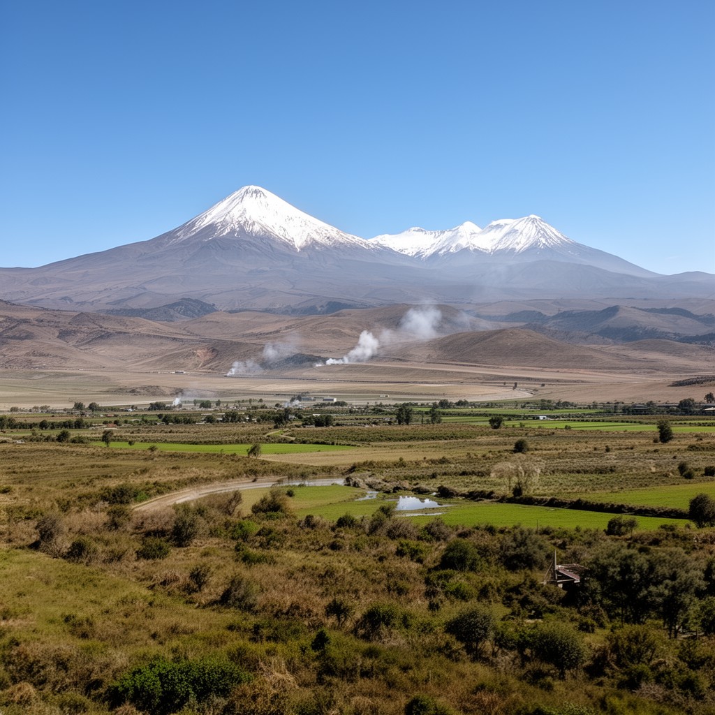 AI-generated illustration of Chillán Basin