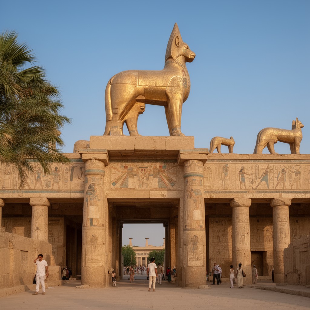 AI-generated illustration of Bubastis