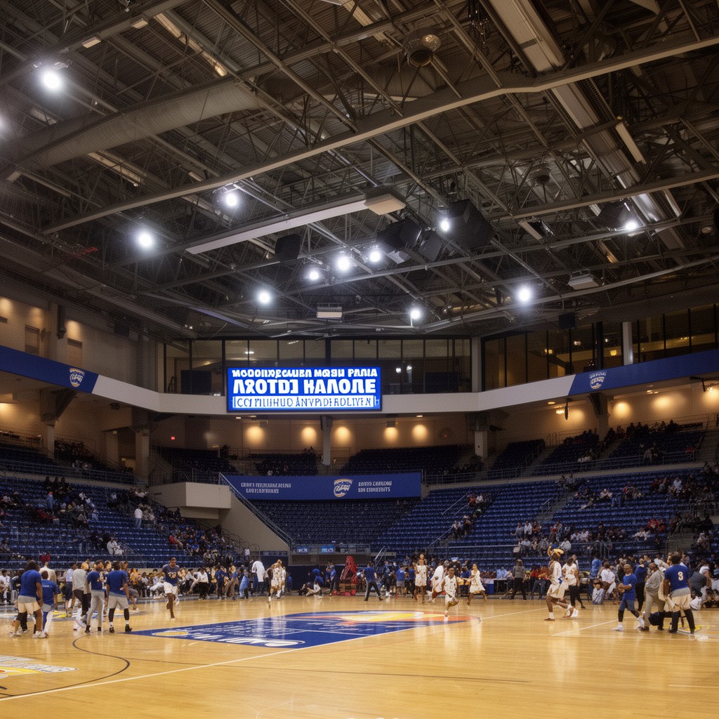 AI-generated illustration of McDougald–McLendon Arena
