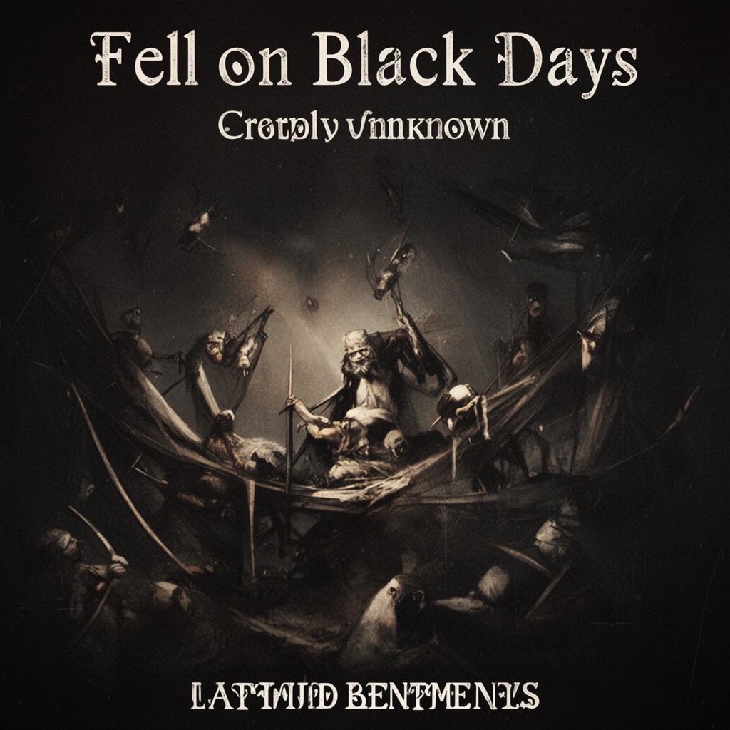 AI-generated illustration of Fell on Black Days