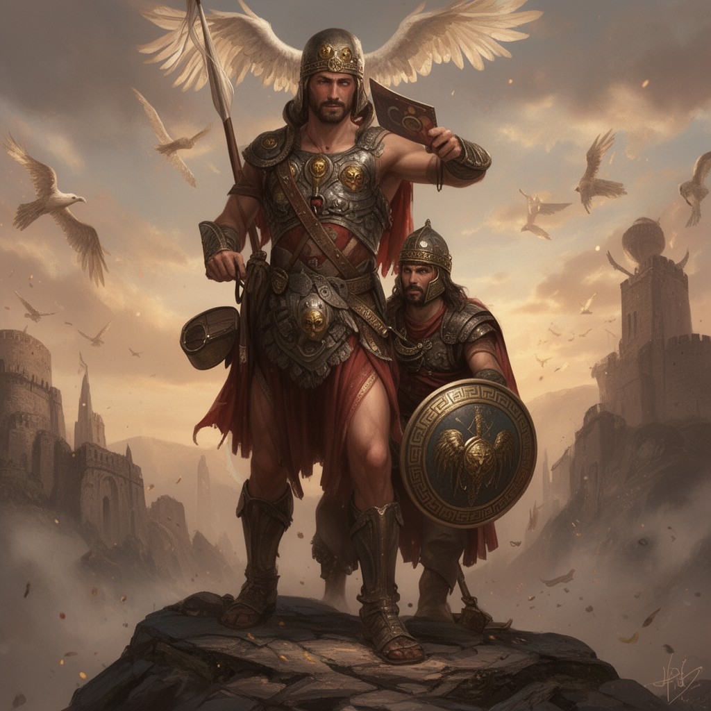 AI-generated illustration of Thersander