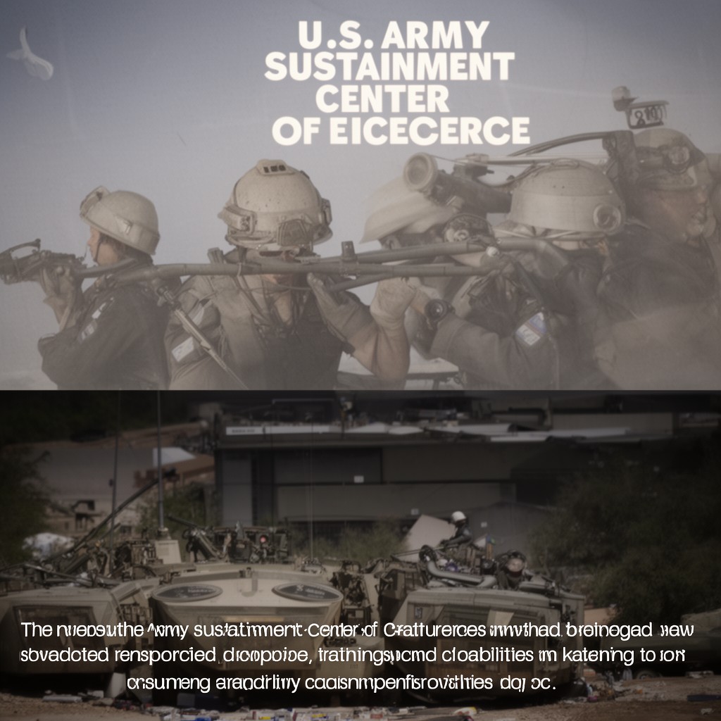 AI-generated illustration of U.S. Army Sustainment Center of Excellence
