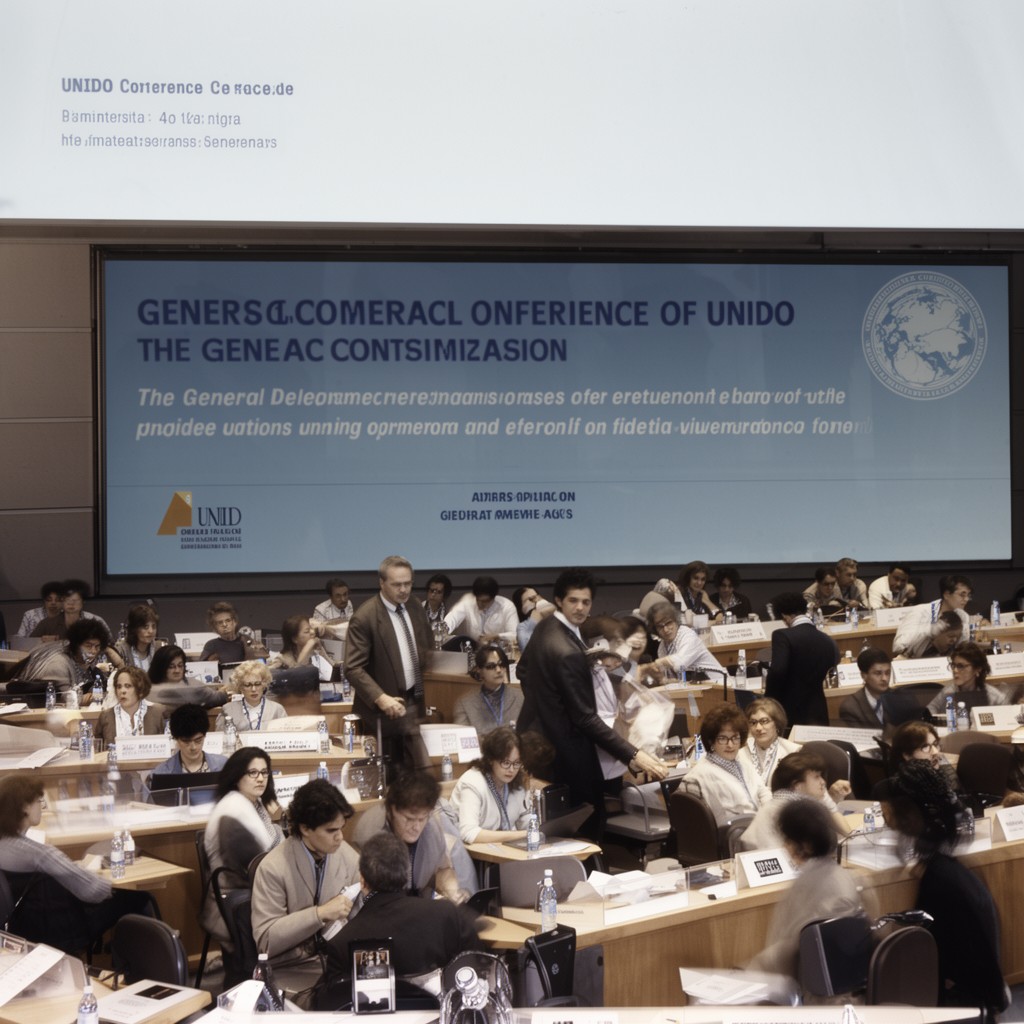 AI-generated illustration of General Conference of UNIDO