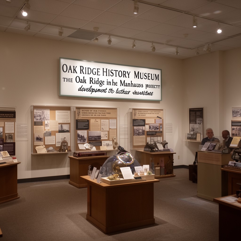 AI-generated illustration of Oak Ridge History Museum