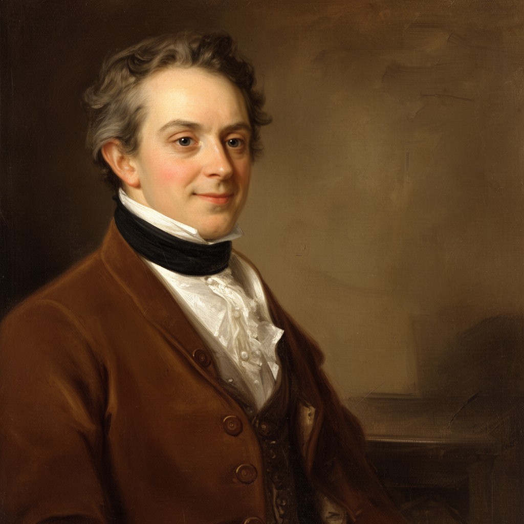 AI-generated illustration of Robert Fergusson