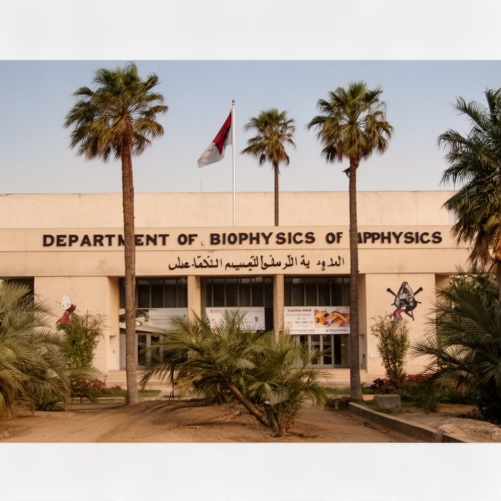 AI-generated illustration of Department of Biophysics