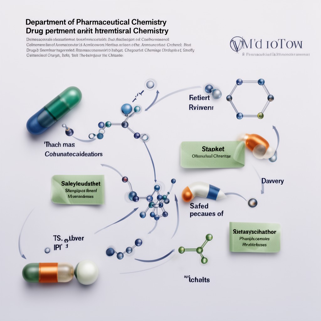 AI-generated illustration of Department of Pharmaceutical Chemistry