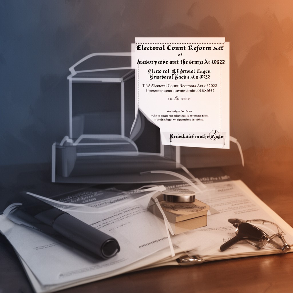 AI-generated illustration of Electoral Count Reform Act of 2022