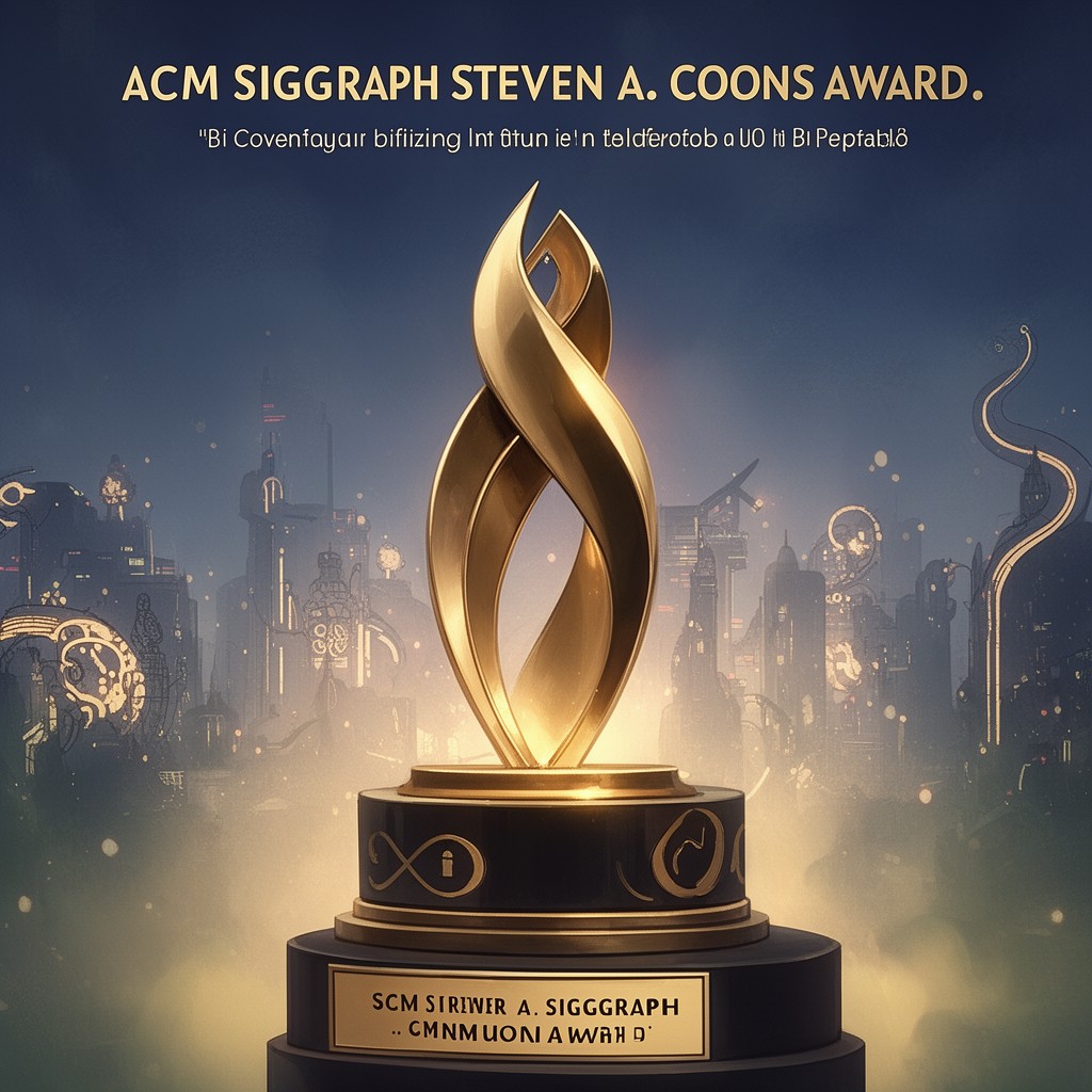 AI-generated illustration of ACM SIGGRAPH Steven A. Coons Award