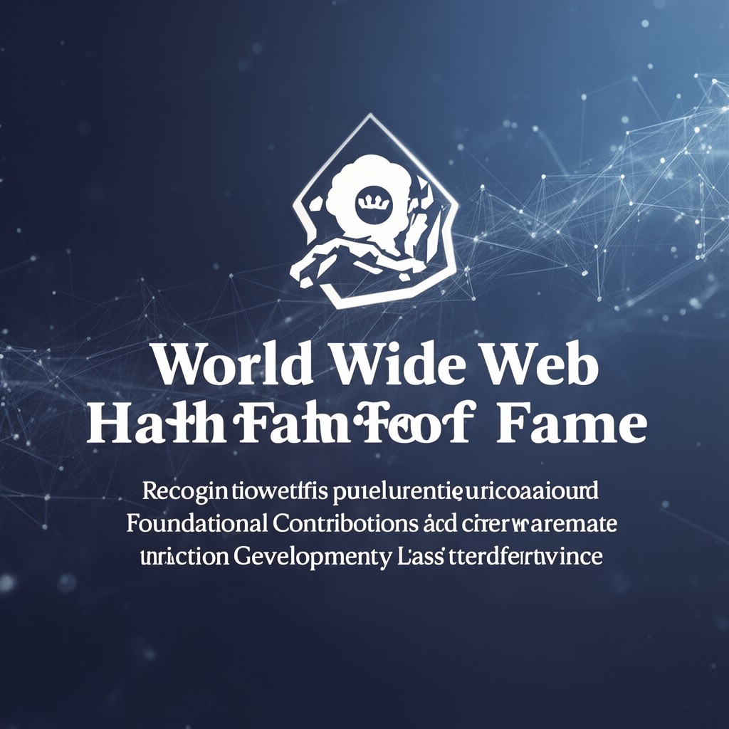 AI-generated illustration of World Wide Web Hall of Fame recognition
